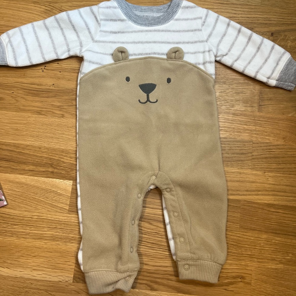 💚 5 for $15 /carters fleece bear pajamas